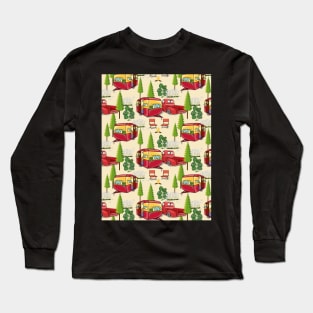 Camper Van - Vintage Truck Long Sleeve T-Shirt